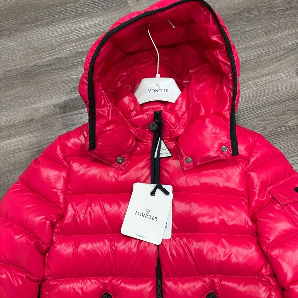 Moncler Bady Giubbotto Hot Pink Puffer Jacket Coat